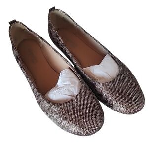 Easy Spirit Getcity Brown Iridescent Ballet Flats Size 9.5